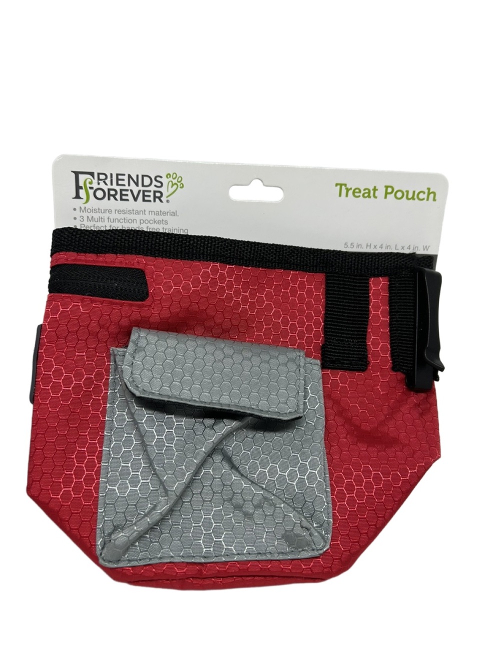 Friends Forever Dog Treat Pouch w/Waste Bag Holder/dispenser & belt clip. NWT